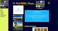 Desktop Screenshot of lastsundaysfest.com